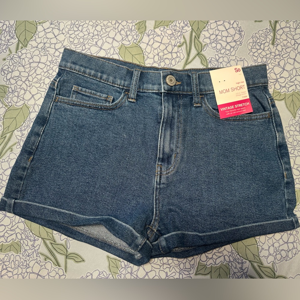 Mom shorts - Classic Blue Denim Shorts
